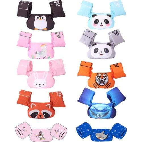 Premium Deluxe Kids Swimming Floats Swim Trainer Jumper Floating Armbands Age 2-6 Pool Buoyancy Water Arm Band Jacket for Baby
