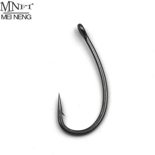 MNFT 50pcs High Quality Sharp Carp Fishing Hook Special Made Black Barbed Carp Hook Fishing Tackle 27*12mm/24*10mm/21*9mm/18*7mm