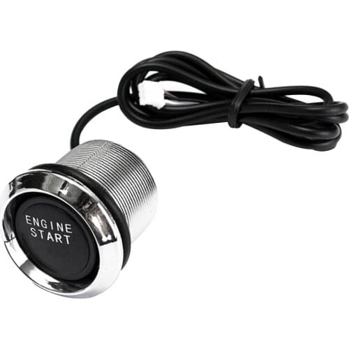 12V Blue LED Keyless Engine Start Push Button Switch Ignition Starter Kits