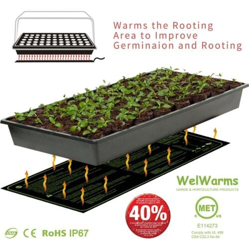 Waterproof Propagation Seedling Heating Mat 300V Plant Seed Germination Clone Nursery Heating Pad Garden Supplies