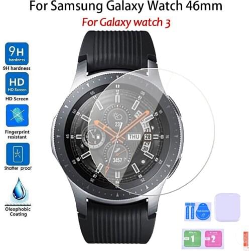 2PCS/LOT Tempered Glass For Samsung Gear S3 Frontier Classic Galaxy watch 46mm 42mm galaxy watch 3 screen Protector Film 9H 2.5D