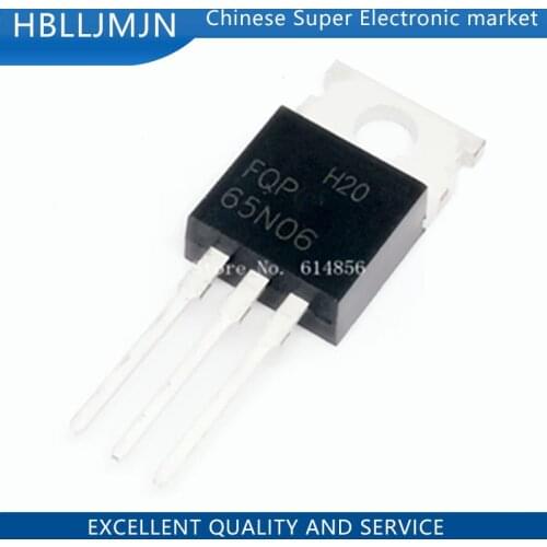 10pcs FQP65N06 65N06 TO-220