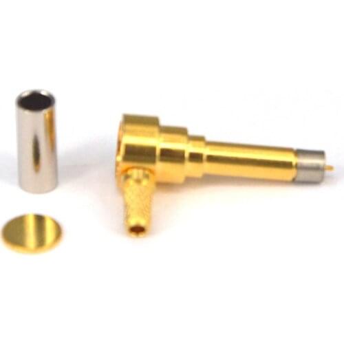 10 Pieces MS156 MS-156 C2-JW Plug Right Angle RF Connector Pyhteyl-adapter For RG174 RG178 RG316 Cable