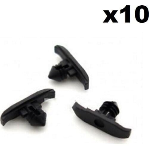 10x For Rubber Bonnet Seal Clips for Volkswagen FORVW- Hood weatherstrip seal clips