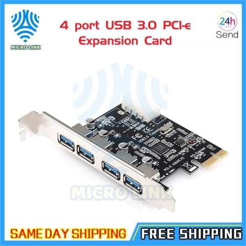 4 port USB 3.0 PCI-e Expansion Card PCI express PCIe USB 3.0 hub adapter 4-port USB3.0 controller USB 3 0 PCI e PCIe express 1x