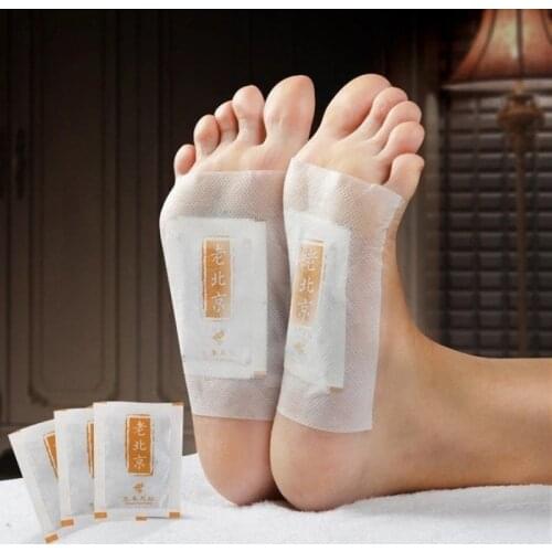 50pcs Ginger Revitalizing Detox Foot Patch With Adhersive Foot Care Improve Sleep Slimming Foot Sticker Foot Pads