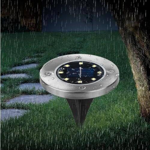 8LED 12LED 6LED Light Outdoor Waterproof auto solar Power Garden Landscape Lighting for Yard Deck Lawn Patio solar lamp aluminum