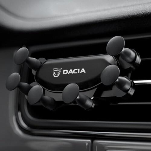 Car Mobile Phone Holder Air Vent Mount Stand No Magnetic Phone Holder for Dacia Duster Logan Sandero Lodgy Car Styling