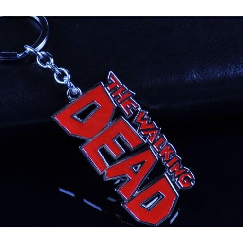 TV Series The Walking Dead Design Logo Alloy Key Chains Keychain Keyfob Keyring Key Chain Accessories