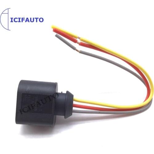 Camshaft Cam Sensor 3pin 1.5mm Wire Connector Plug Harness 1J0973703 3D0973703 For VW Passat Golf Jetta For Audi RS3 A3 A4