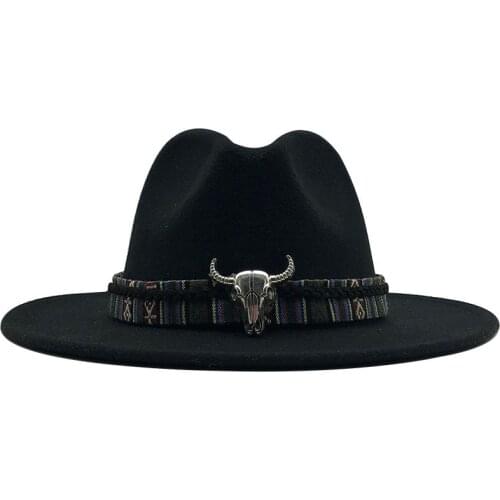 4pcs Fedoras in Bulk Male Female Caps Mens Womens Hat Felt Fedora Hats For Women Men Western Cowboy Cap Woman Man Wholesale
