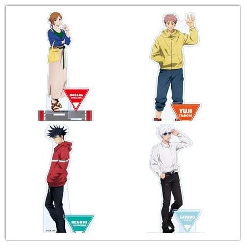 HOT Jujutsu Kaisen HOT Anime Kugisaki Nobara Yuji Itadori Fushiguro Megumi Gojo Satoru Toge Inumaki Acrylic Stand Figure Model