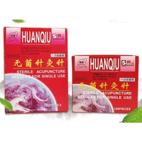 2 boxes accupuncture therapy flat handle acupuncture needle disposable sterile acupuncture needles 100 independent pack