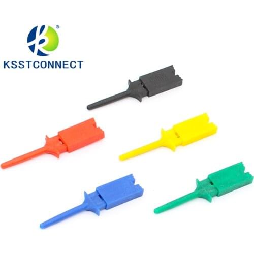 K30005 20pcs Test Hooks Clips for Logic Analyzers Logic Test Clip Flattening Test Flat Hook Connection
