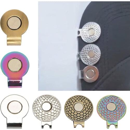 Zinc Alloy Golf Ball Markers Hat Clip Anti-rust Golf Sign Club Accessories