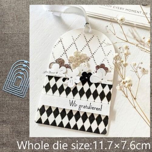 XLDesign Craft Metal Cutting Dies stencil mold 5pcs labels decoration scrapbook Album Paper Card Craft Embossing die cuts