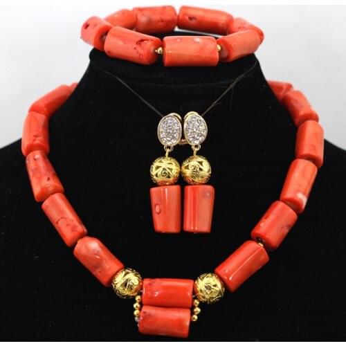 2020 Fashion African Coral Beads Necklace Set Green Coral Costume Bridesmaid Jewelry Set Gift Free Shipping CNR442