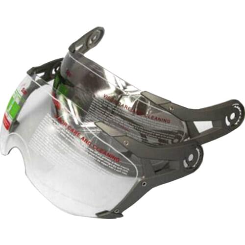 Motorcycle Retro Village HELMET VISOR SILVER TRANSPARENT FOR GXT 288 HELMETS Woman Men Pu Leather Helmets