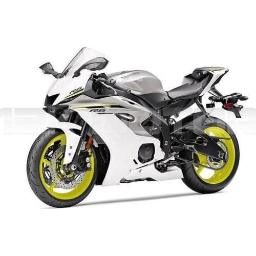 New ABS Motorcycle Fairing Kits Fit For Yamaha YZF 600 R6 2017 2018 2019 2020 R6 17 18 19 20 Bodywork Set Custom White Silver