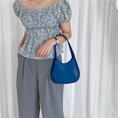 New women bags niche design handbags fashion shoulder bag retro pillow armpit purse 01-HB-ssfgzt