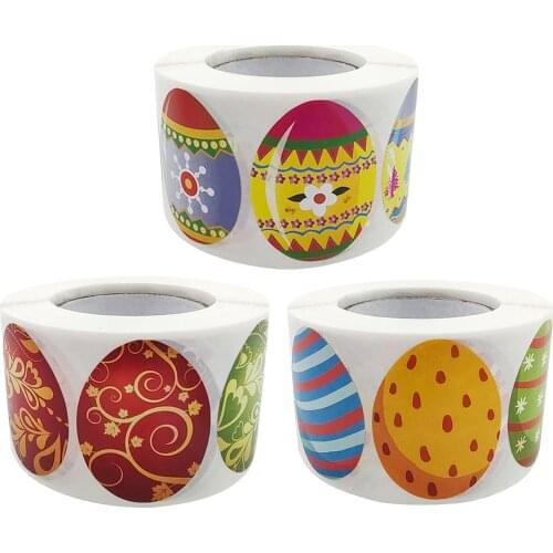 Easter Egg Sticker Labels Seal Gift Tag Holiday Scrapbooking DIY Card Making