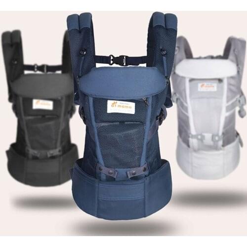 Ergonomic Baby Carriers Backpacks 5-36 months Portable Baby Sling Wrap Cotton Infant Newborn Baby Carrying Belt for Mom Dad