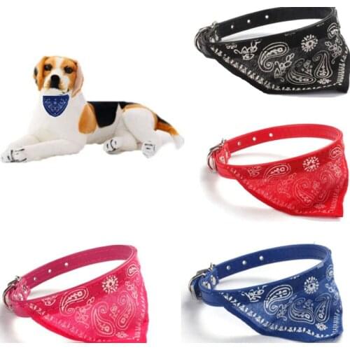Small Dog Scarf Adjustable Pet Cat Collars Scarf 2019 New Neckerchief Necklace Trigon Pet Accessories