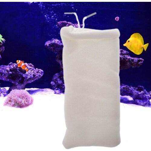 White Aquarium Replacement Filter Bag For Battery Powered Gravel Cleaner Fish Tank Cleaning Filter Accessories C42