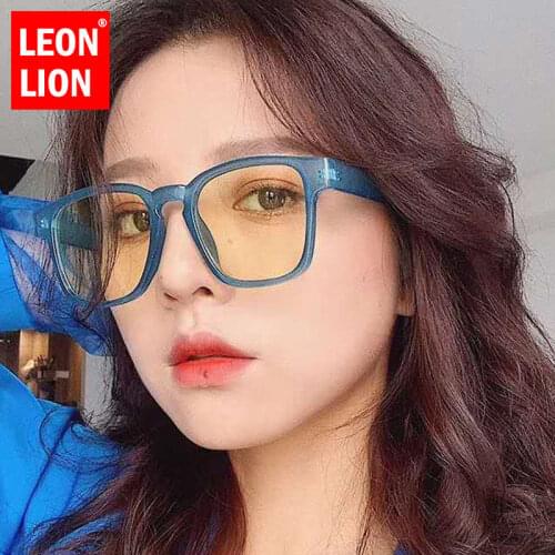 LeonLion 2021 Sunglasses Women Square Women Sun Glasses Vintage Eyewear Brand Designer Sunglasses For Women Hip Hop Okulary