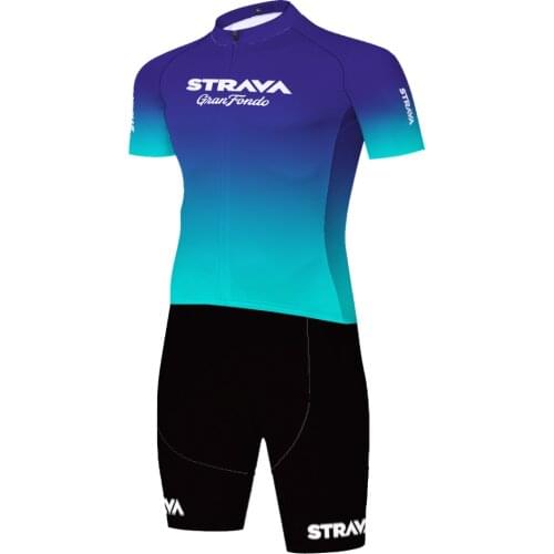 Strava cycling skinsuit 2021 quick dry bike clothing one piece Triathlon suits tenue velo homme ​20D ropa ciclismo hombre mtb