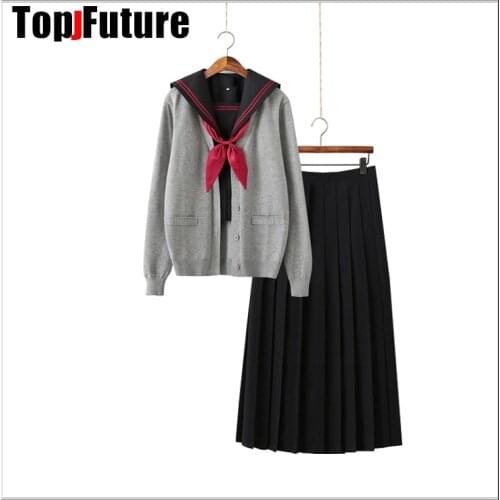 BLACK Orthodox college style Japanese student school uniform JK Uniform suit BAD GIRL GIcosplay sailor suit class suit
