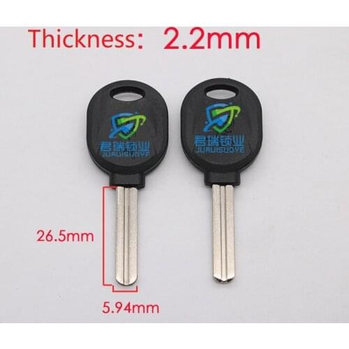 10pcs x Bicycle key embryo House Key Blade Replacement Length 26.5mm JF020