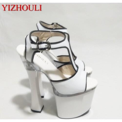 18 cm super high heels with model with dress shoes Shoe heels on sale stage performance Recommend sell like hot cakes