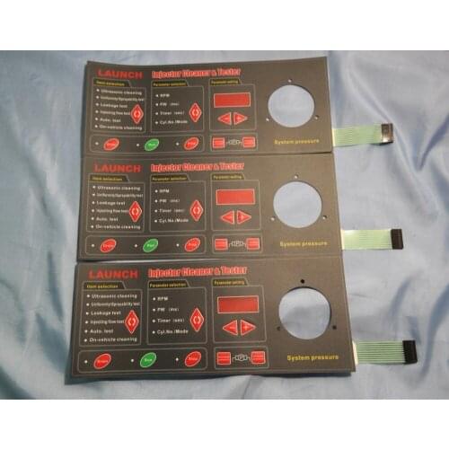 3pcs Genuine English Operation Panel Keyboard For CNC-602A Injector Cleaner Tester