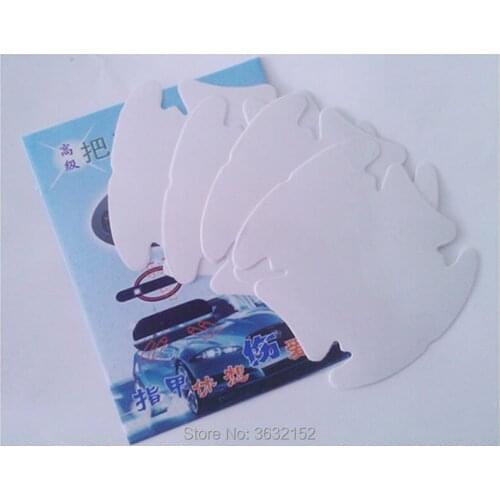 4pcs Car Door Handle Protective Sticker Film car styling for Renault clio megane 2 3 captur logan kadjar accessories