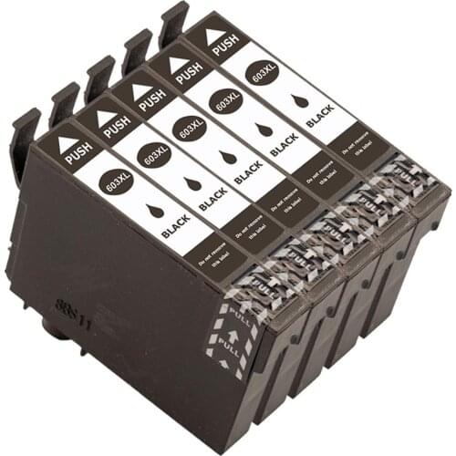 5bk Epson 603xl compatible with Expression Home XP-3100 XP-4100 XP-2100 XP-2105 XP-3105 XP-4105 Printer t603xl ink cartridges