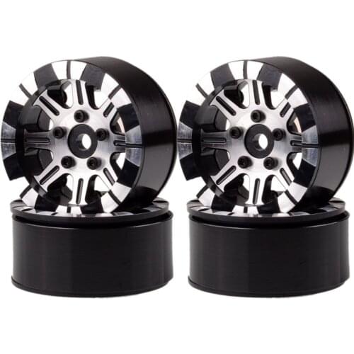 Aluminum 1.9" Beadlock Rims 1069 For RC 1/10 Rock Crawler TRAXXAS D90 TRX-4 TRX4