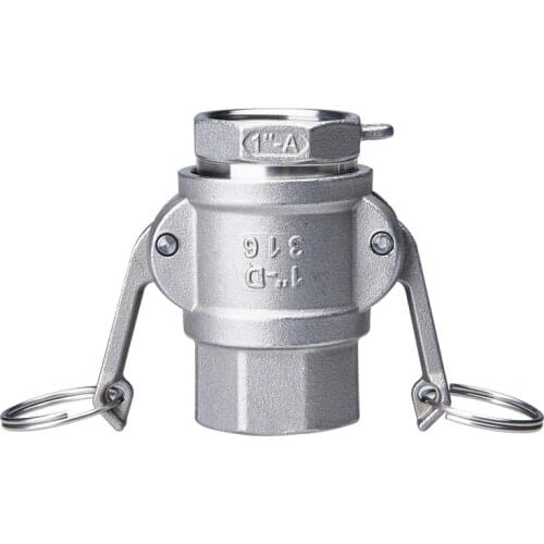 Stainless Steel Camlock Quick Connection Fitting Homebrew MPT FPT Barb Adapter Quick Disconnect For Hose Pumps Fittings