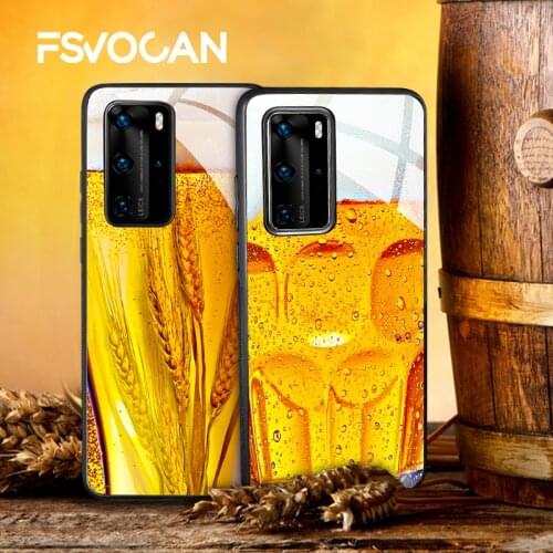 Beer Bar Phone Case For Huawei P30 P40 P20 Lite E Pro Honor 10 10i Mate 20 30 Plus 8X 9X Nova 5T 5G Alcohol Bubble Drink Cover