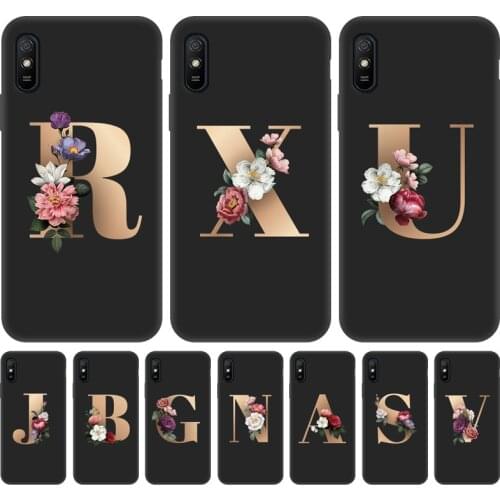 Redmi 9A Case For Xiaomi Redmi 9 8 9C NFC 9T 8A 7A 7 K40 Pro Cover On Xaomi Redmi9A Cute Letters Soft TPU Silicone Funda Etui