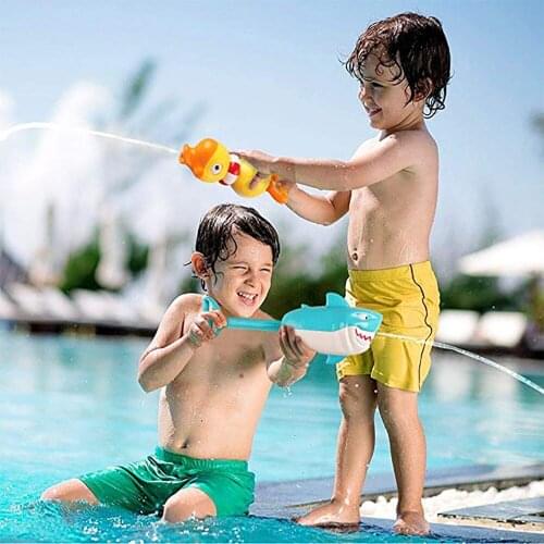 2pcs/Set Animal Spray Water Gun Outdoor Games Children Blaster Water Gun Toy Kids Beach Squirt Toy Pistol Spray Water Gun Toys