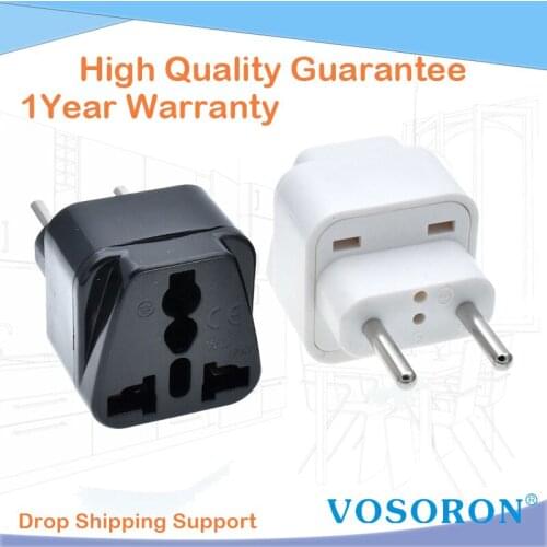 European EU plug socket Power wall Travel Converter Adapter Household Plugs Power Adapter US UK AU to EU travel plug,1pcs