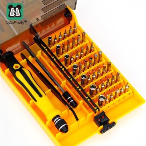 GOGOPANDA Free Shipping Screwdriver Set 45 In 1 Design Patents Magnetic Precision Screw Driver Tools 6089Z