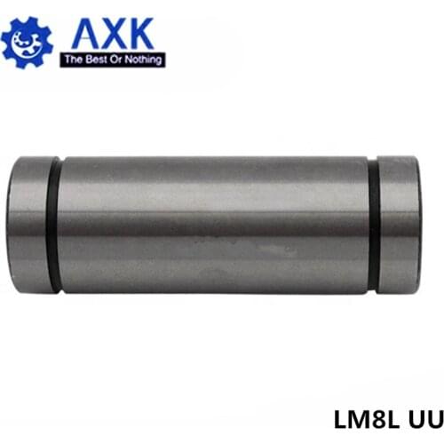 Hot sale 1pc LM8LUU long type 8mm linear ball bearing CNC parts for 3D printer