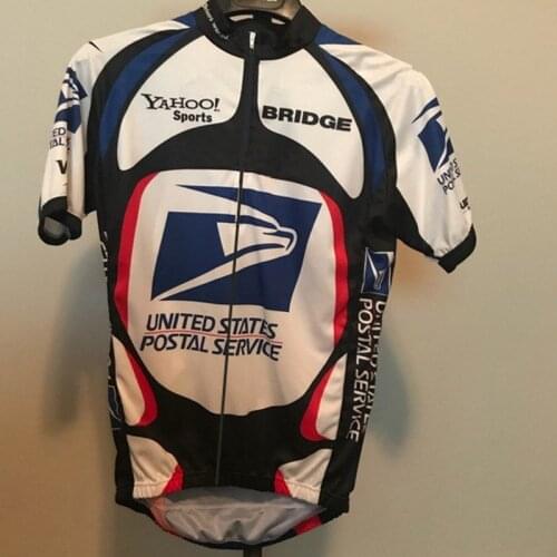 Classic United States postal service Short Sleeve Cycling Jersey Maillot Ciclismo Bicycle shirt race fit cycling clothes tops