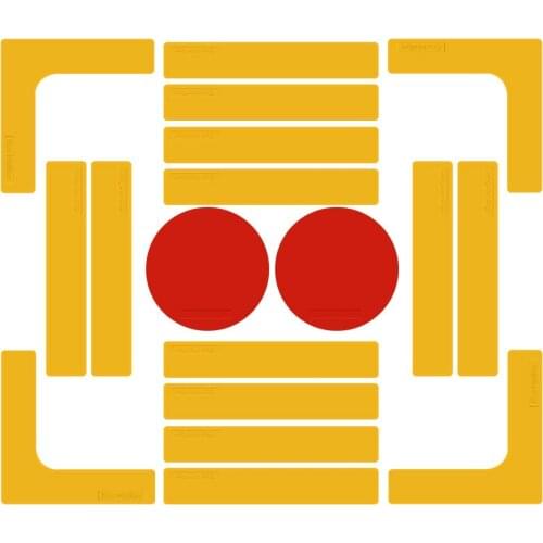 Tennis Court Line Marker Kit Anti-Skid DIY Party Decor TPE Marker Line Sticker Logo Basketball Football Badminton Court Line