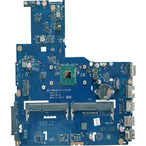 SZWXZY Excellent For Lenovo B50-30 Laptop Motherboard With SR1YJ N2840 DDR3L 5B20G90126 ZIWB0/B1/E0 LA-B102P 100% Working