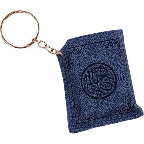 Mini Islamic Muslim Ark Quran Book Key Chain Ring Car Bag Purse Pendant Charm dropshipping