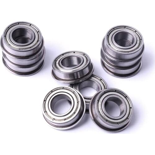 10Pcs/Lot Miniature Bearings with Flange Ribs F682 F683 F684 F688-ZZ Milling Machine Pulleys