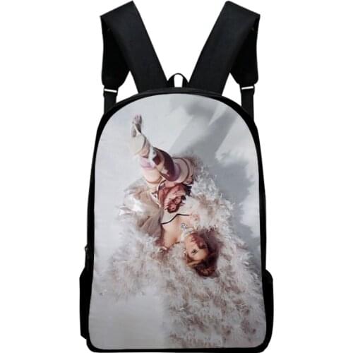 Addison rae merch Fashion Oxford Cloth Shoulder Backpack Printed Multi Zipper Pack Casual Student School Bag